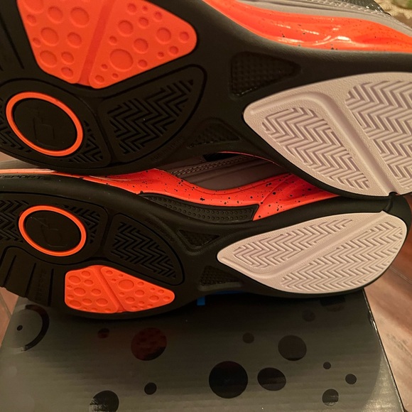 Q4  Athletic Shoes - Black and Orange - Picture 4 of 5